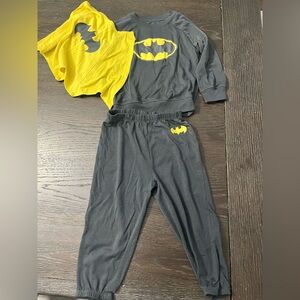 Gap Batman Pjs with cape- 2T